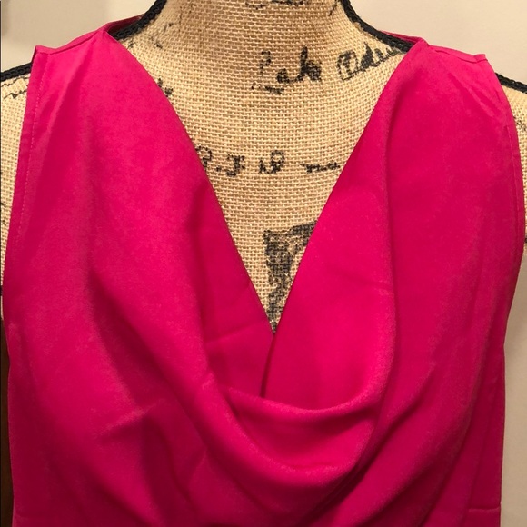 NWT J Crew Factory Blouse in Fuscia Red - Size XS - Picture 2 of 5